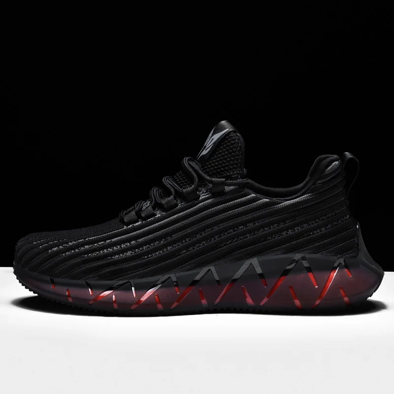 
High quality Jinjiang factory knitted upper sports shoes sneakers men shoes sport tennis shoes men 