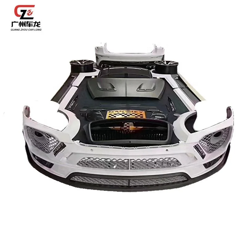 High Quality Car bodykit For Bentley Bentayga modified Mansoy Style Hood Side Skirts Front bumper Wheel trims Car Bumpers