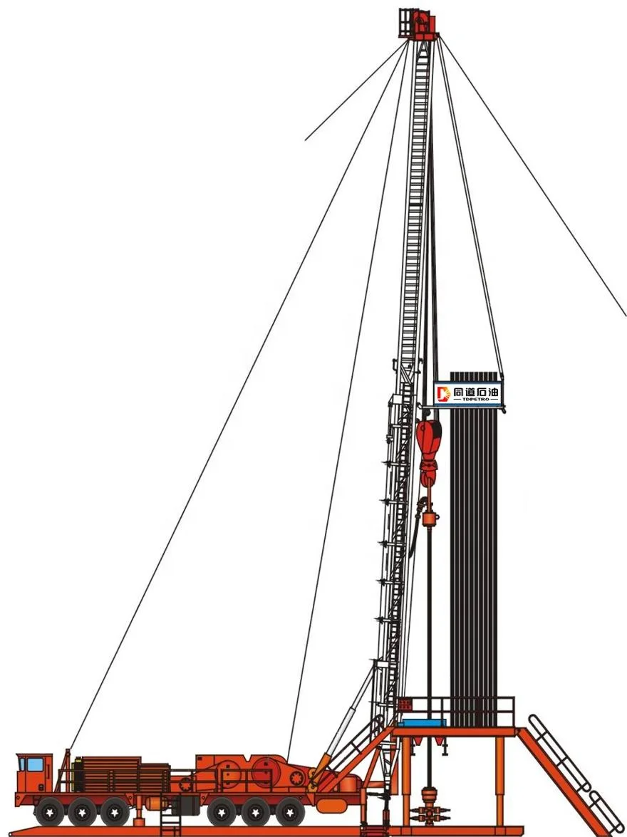 Truck-mounted Drilling Rig for SJ PETRO ,RG PETRO,DFXK,BOMCO,ZYT,HH Drilling rig and workover rig