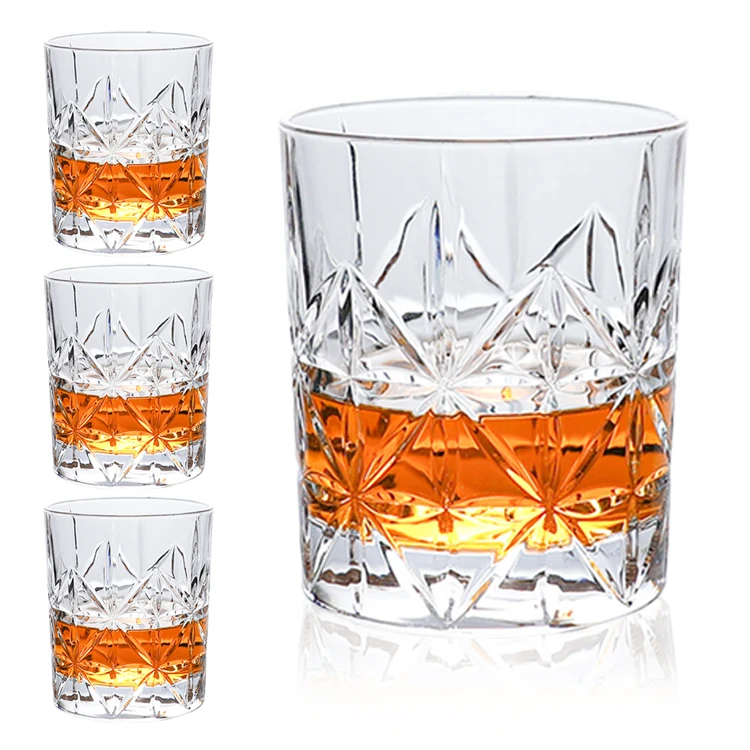 Shunstone Luxury Creative Unique Customised Crystal Whiskey Wine Glass Small Drinking Glass For Whiskey Drinking