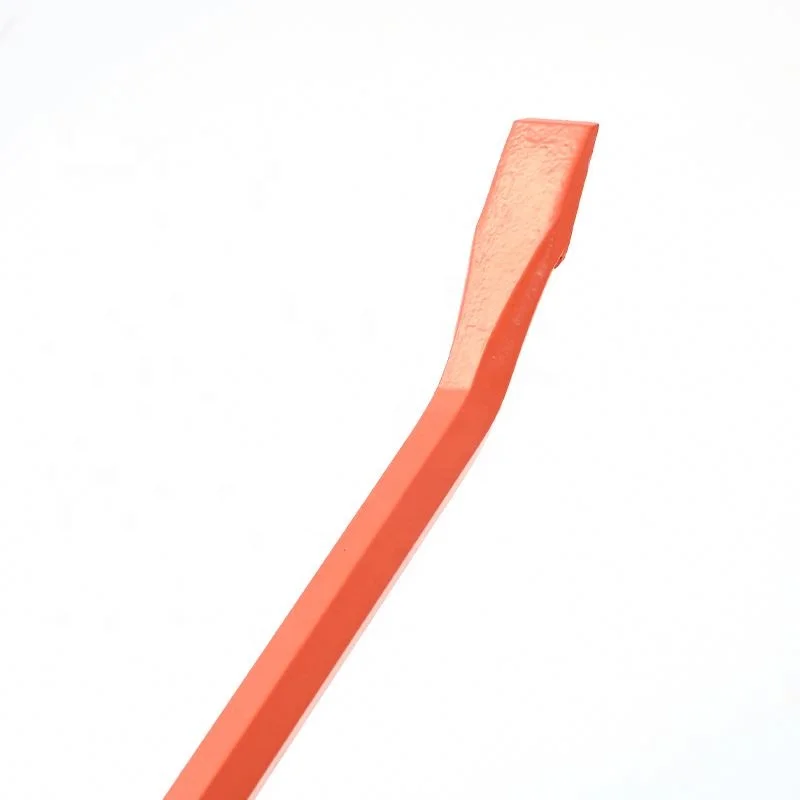 Heavy Duty Pry Bar With Flat Groove Body Nail Puller
