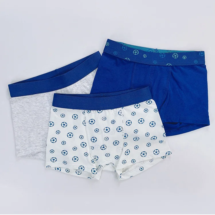 
Custom Knitted Children Boxer Shorts Boys Briefs Kids Boxers Underpants Breathable/Sweat Releasing Short Pants 