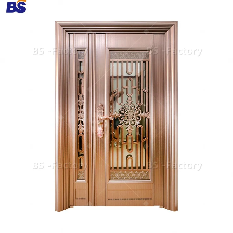 Front Made Biometrics Bulletproof Secure Central Hardware Alloy Lock Hinge Lamborghini Trade Mount Entry Door Pivot