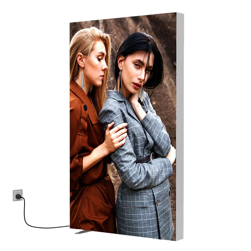 Двухсторонний Бескаркасный тканевый световой короб