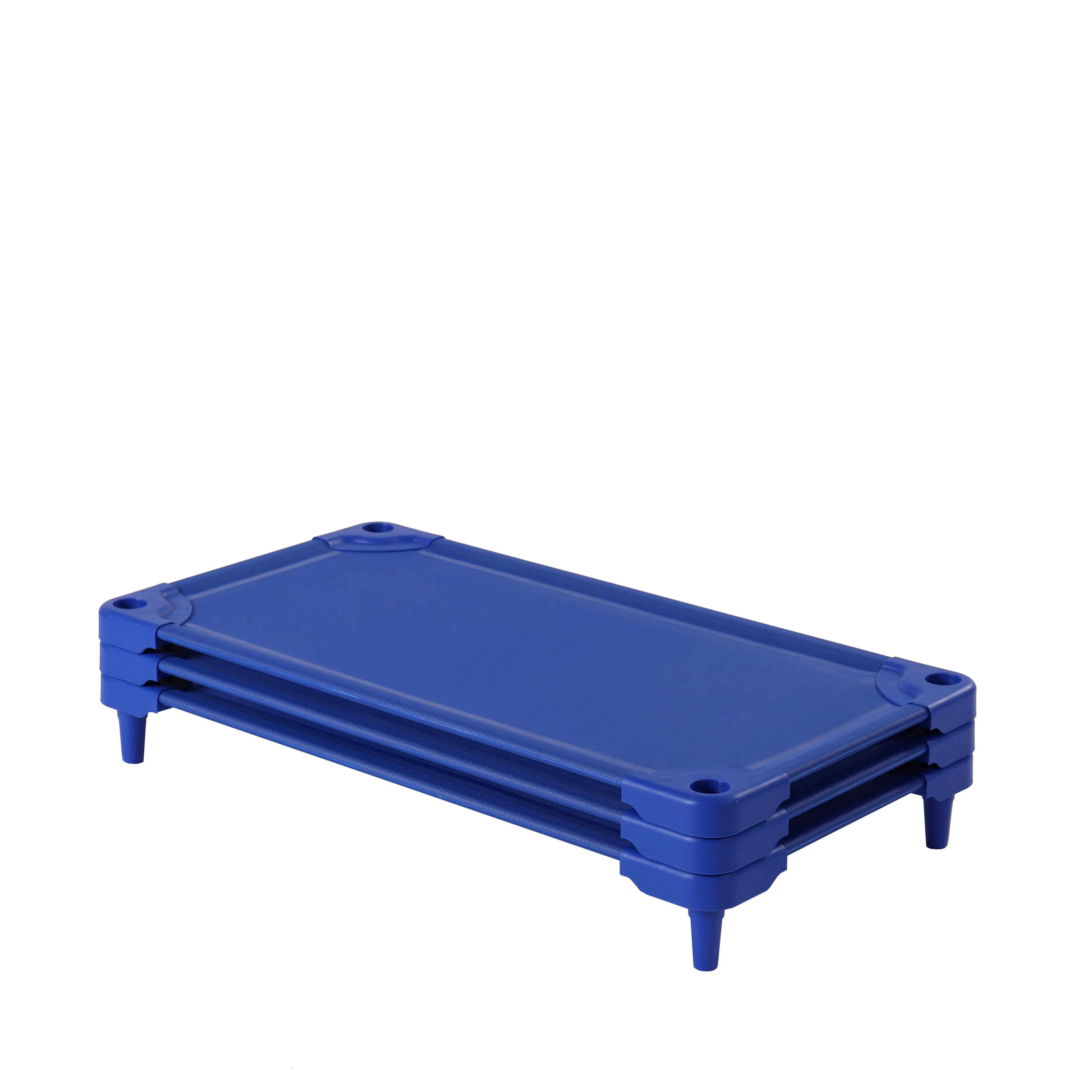 Factory Directly Supplies Plastic Mesh Daycare Bed Kids Children Stackable Cots