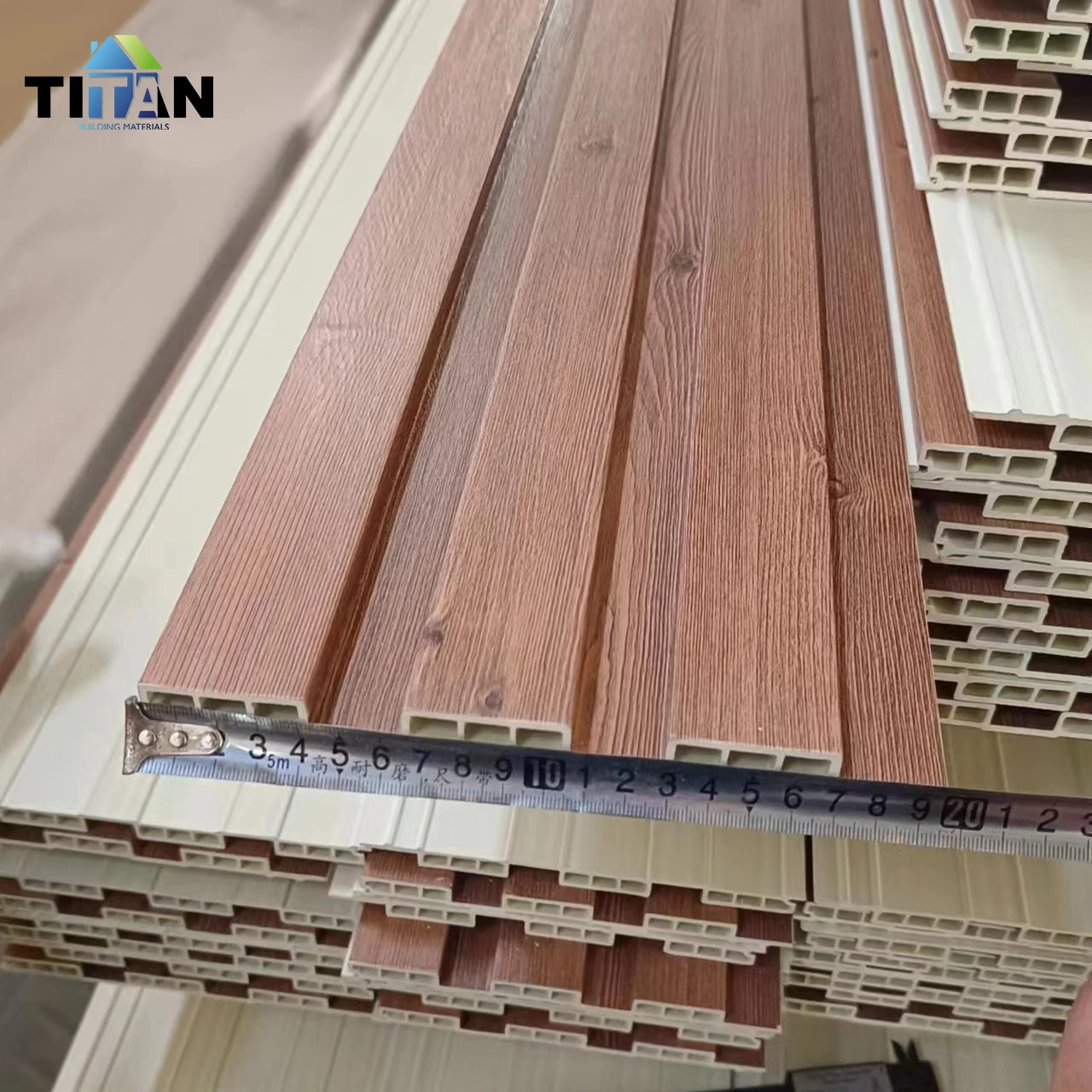 Paneles De Pvc Wpc Fluted Wood Wall Panel De Pared Lambrin Decorativa Panel Pared Pvc Interior