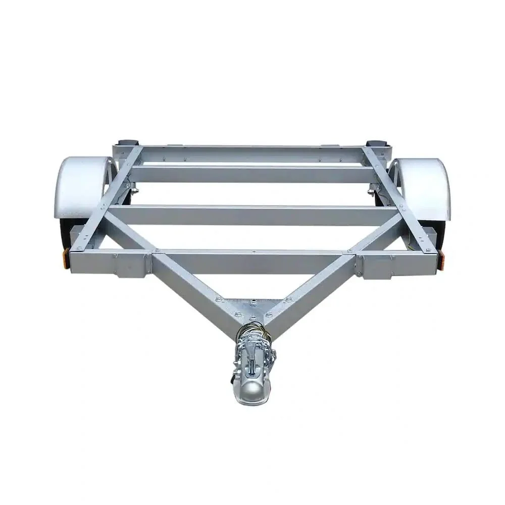 Небольшой двухколесный прицеп с двухколесной осью