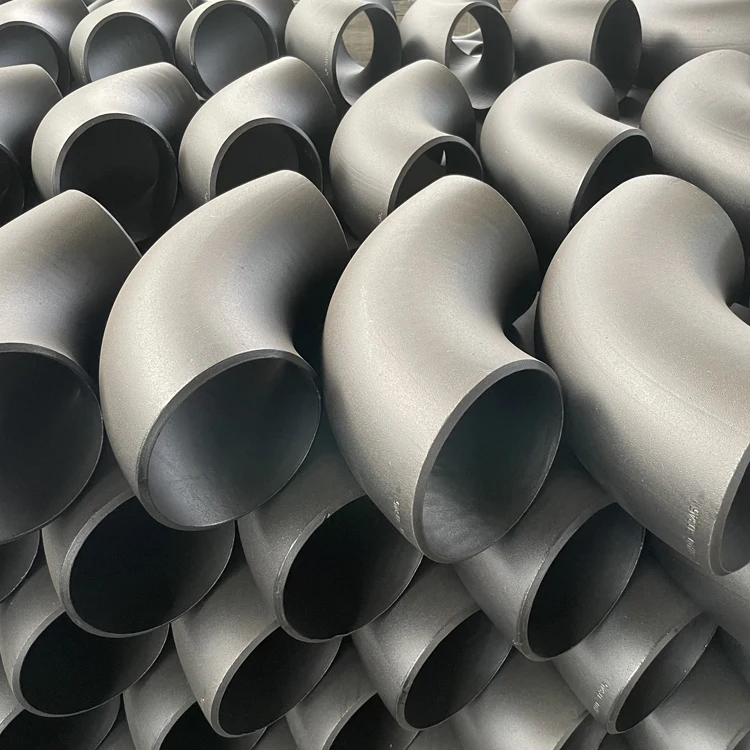 90 Degree Black Paint Seamless Carbon Steel Elbow Butt Stainless Welded Elbow Long Elbow