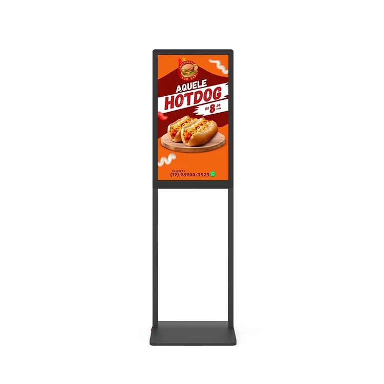 hushida vertical advertising totem stand advertising screens advertising display