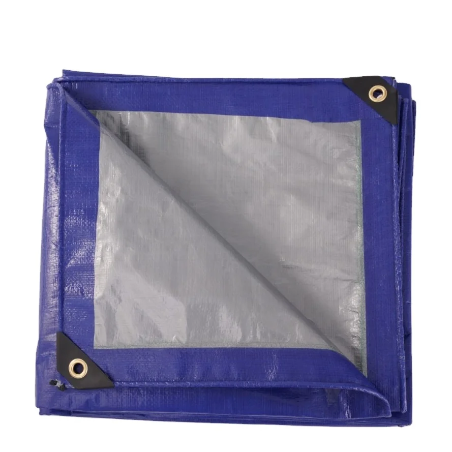 MILLION wholesale 100gsm multicolor pe plastic tarpaulin silver color waterproof pe truck tarpaulin fabric turkey