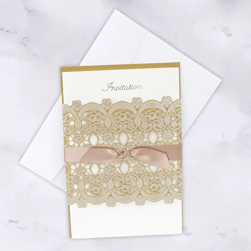 Открытка для приглашения на свадьбу или годовщину с индивидуальным принтом