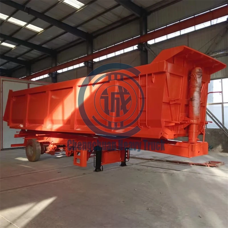 Brand New 3 Axles Dump Trailer 40tons 60tons U-type Dump Trailer Truck 4Axles Hydraulic System Trailers