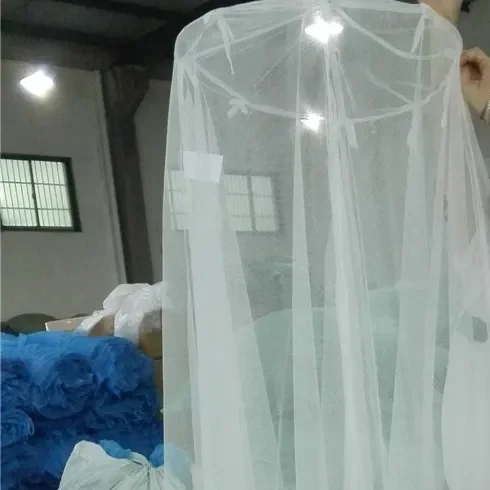 Anti Malaria Warp Knitted Polyester llin mosquito net Malaria bed nets