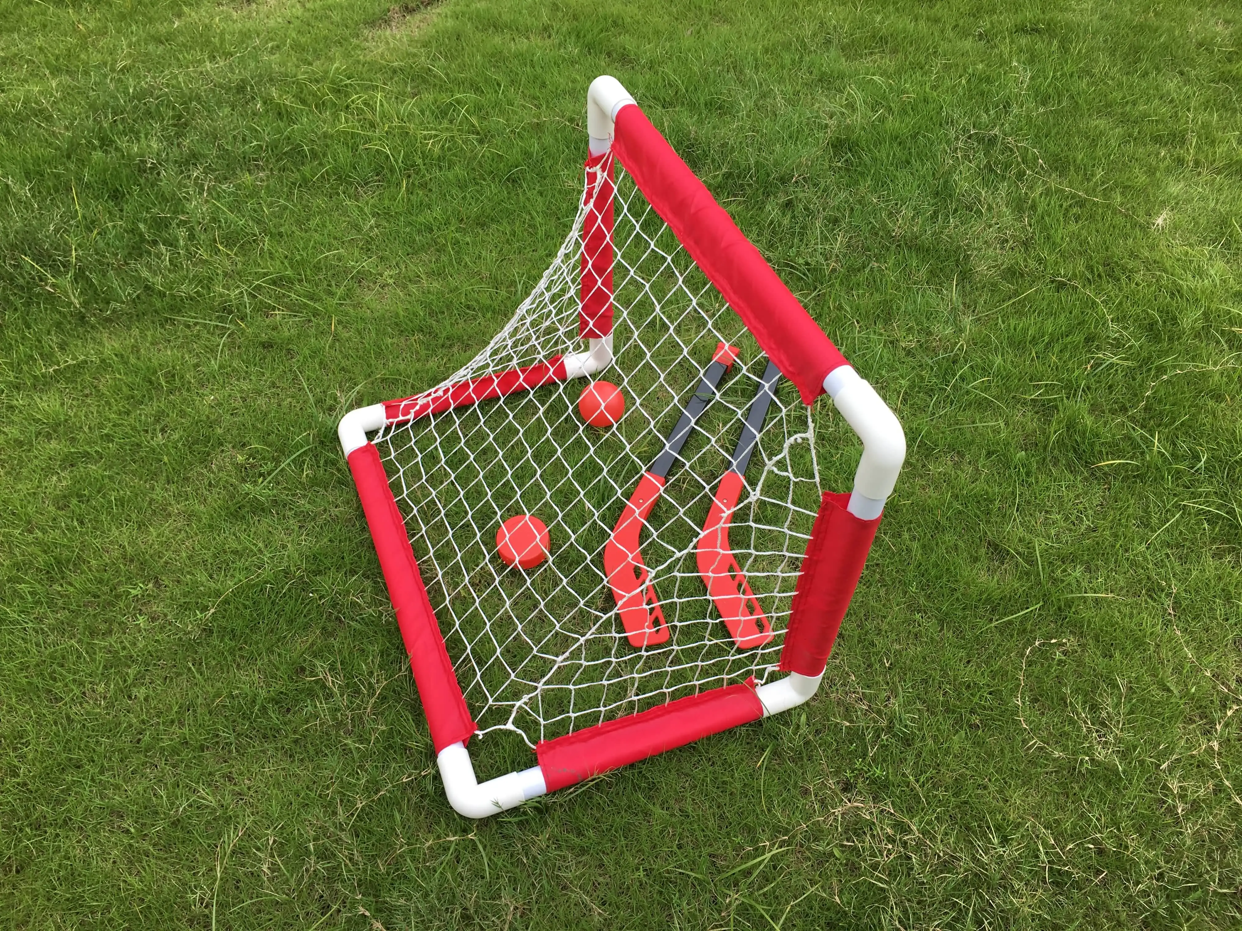PVC Frame Hockey Goals for Kids Mini Hockey Goal