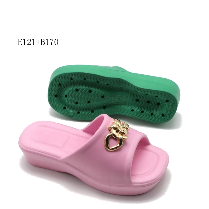 Heel Custom Sleeper Ladies Sandals Designers Brand Slides Chappal Women Slide Slippers
