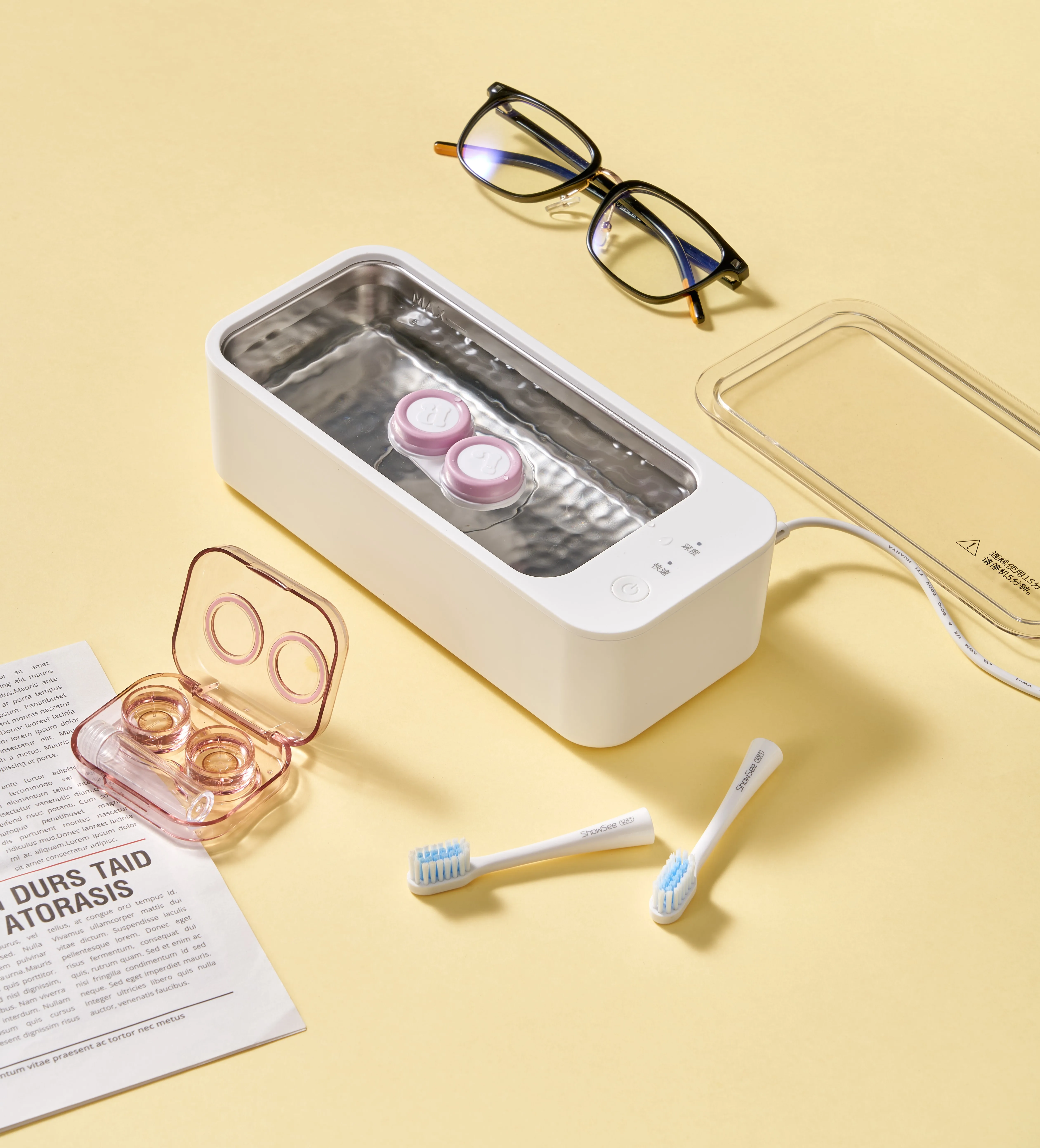 Высококачественный бытовой портативный ультразвуковой очиститель для ювелирных изделий