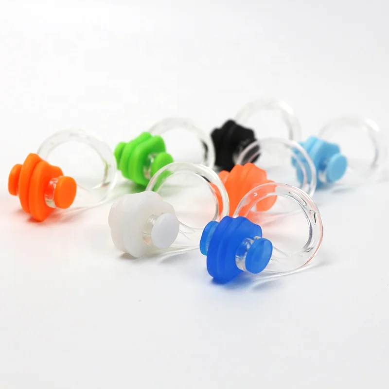 Soft Comfortable Diving Surfing Nose Clip Swimming Equipments Swim Nose Clip Nose Plugs For Swimming For Kids, Random Color