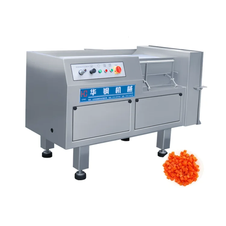 Automatic meat cuber chicken breast cutter frozen meat dicer cube cutting machine goat meat dicer machine