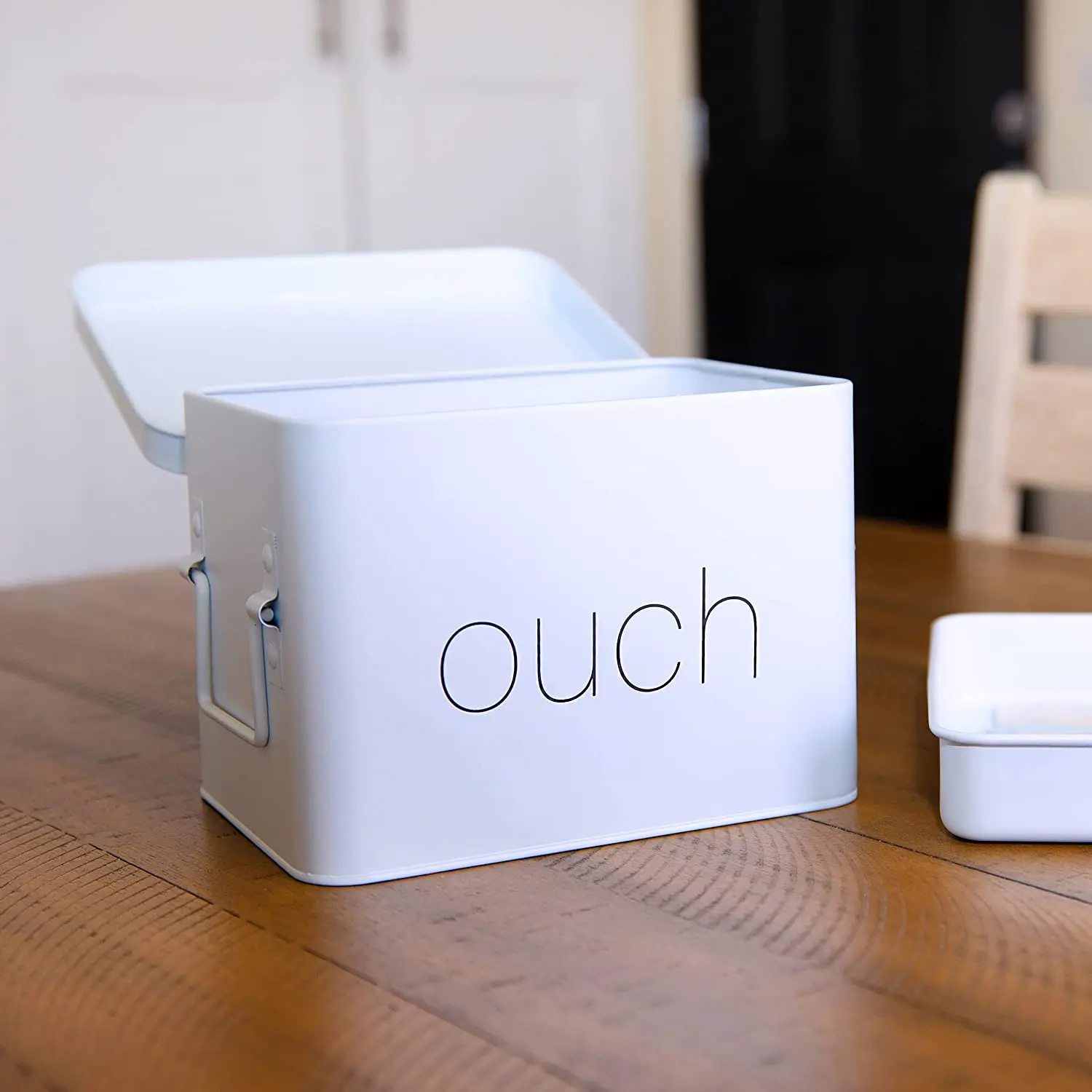 Toiletries Bandages Pharmacy First Aid Medicine Cosmetics Makeup Storage Box Devided Organizer