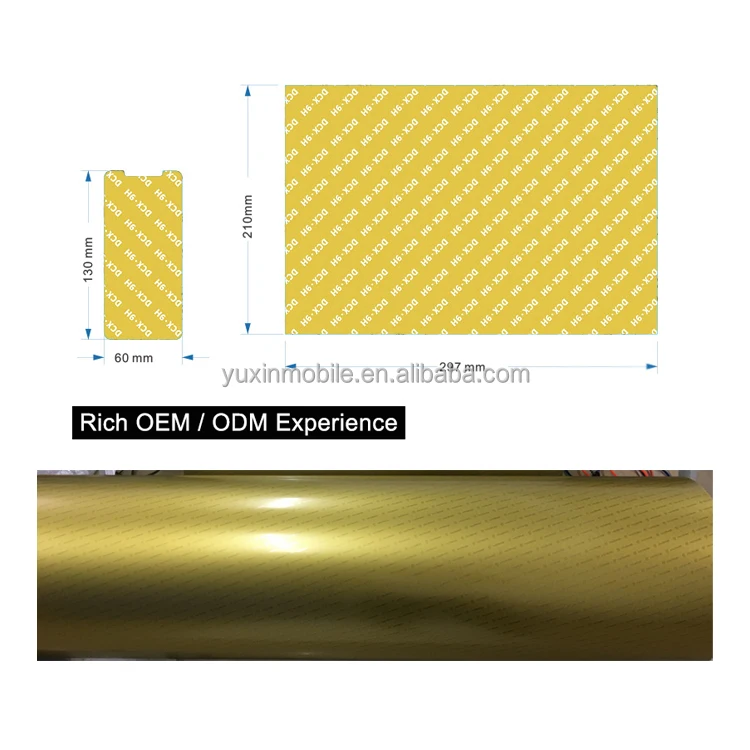 Factory Direct Selling Flexible Glass Anti-Shock Raw 9H Nano Screen Protector Roll Material Manufacturer in China