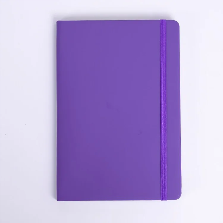 Portable mini A5 notebook with no magnetic snap, 180-degree foldable, printed design, game office gift, durable leather