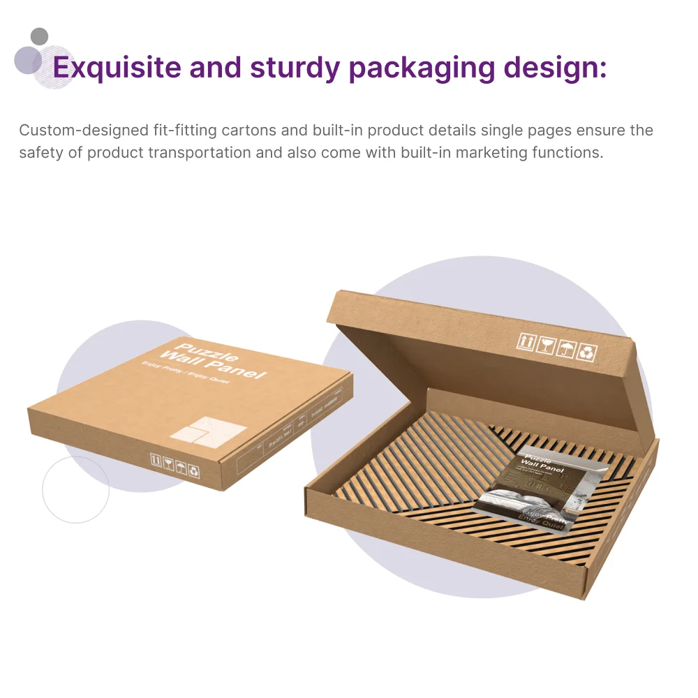 Luxury Rattan Texture Solid Wood Board Cladding Indoor WPC Puzzle Wall Panel for Home bar