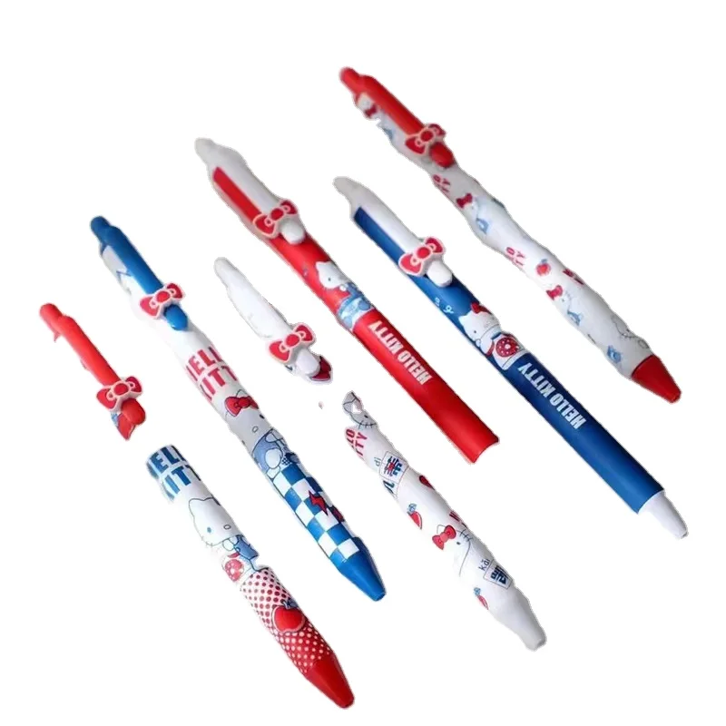 Cute Cartoon Kitty Gel Pen Kids Colorful Pen Stationery Kawaii School Office