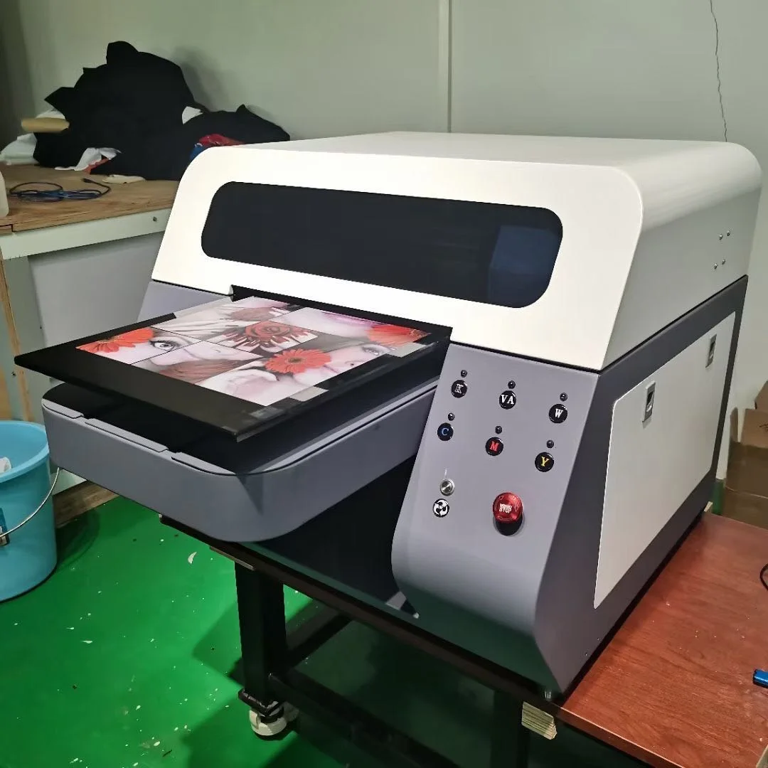 Automatic Cheap Price High Quality Uv DTG DTF Flatbed Printer A3 Uv Printer With Vanish printing