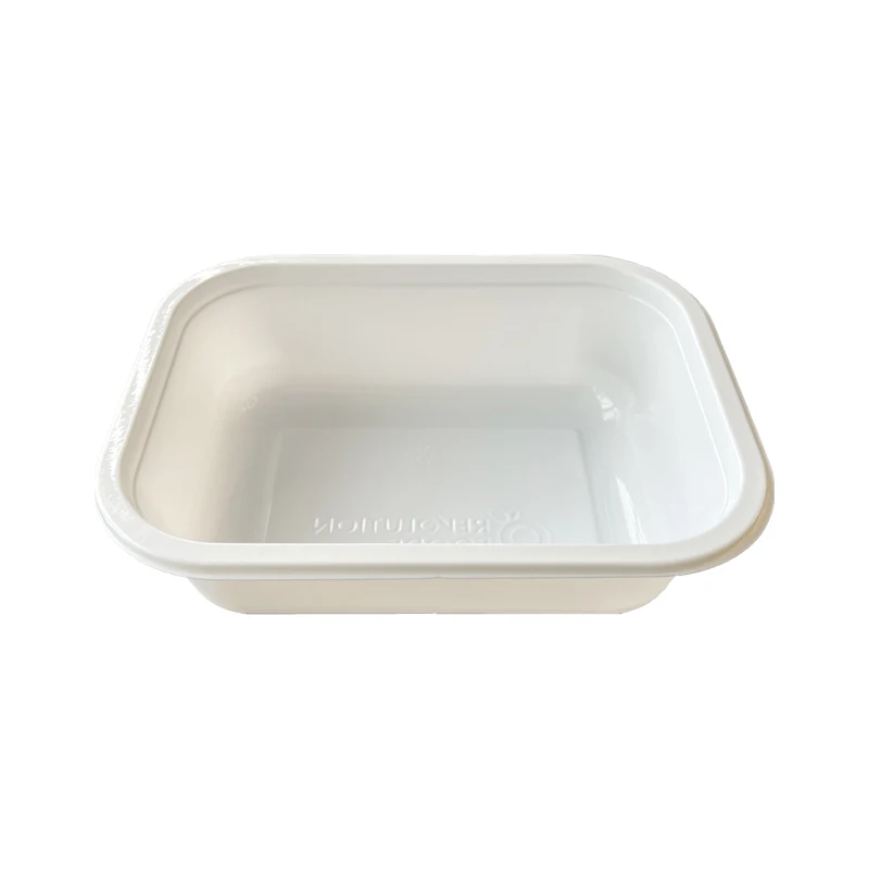 HSQY White PP Food Container High-temperature Sterilizable Trays Plastic Retort PP Tray For Ready-to-eat Meals