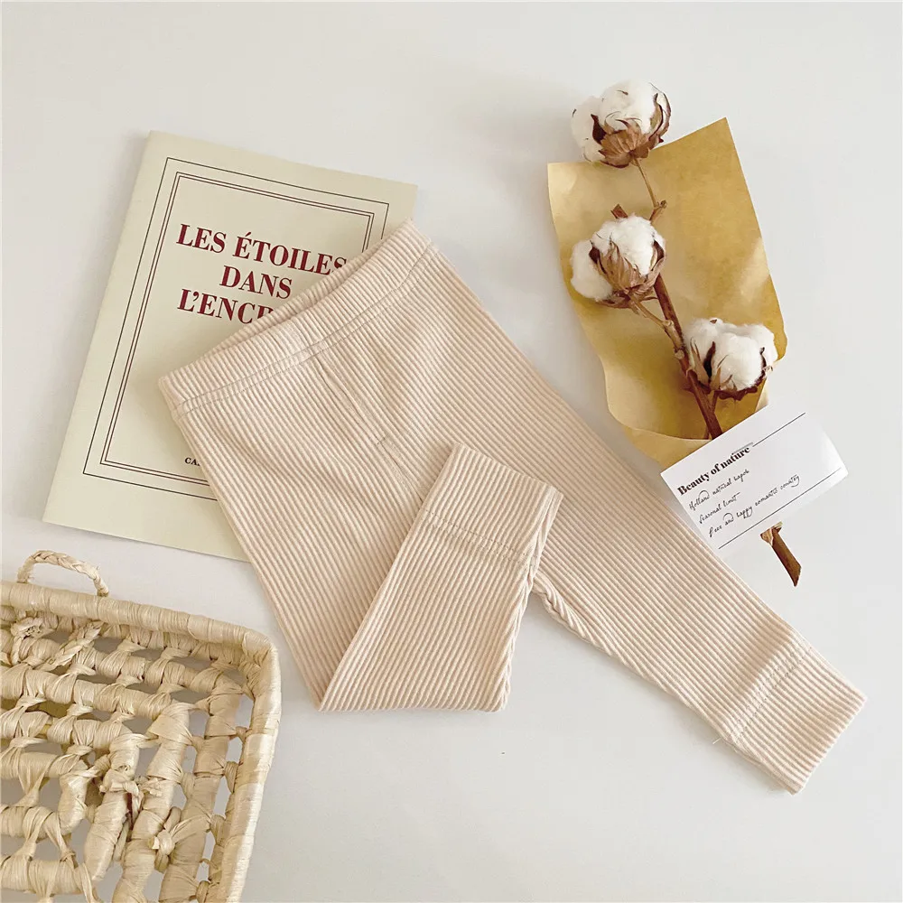 Wholesale Baby Toddler Unisex Striped Trousers Boy Girl kids Children knitted Trousers Pants