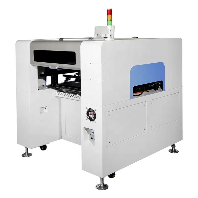 Electronic production machinery 8 head high speed pcb LED chip mounting production line pick and place machine smd