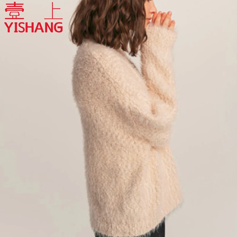 Custom New products Comfortable Fabrics Knitwear ladies women sweater Neck sweaters