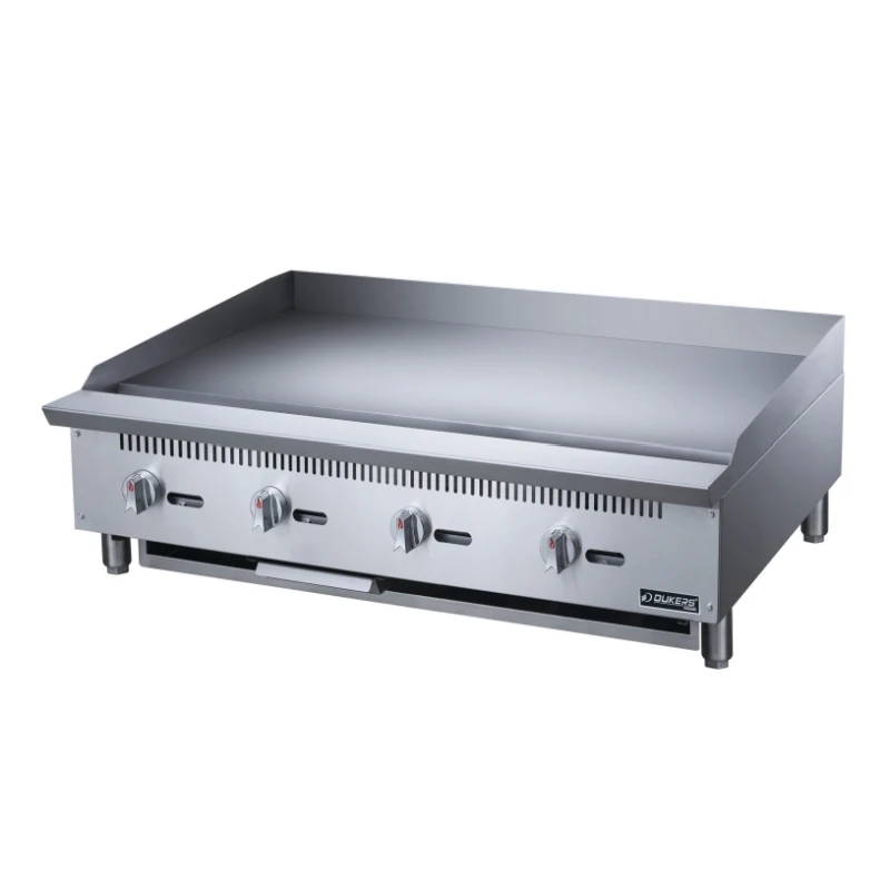 Stainless steel Commercial gas 48 inch counter top griddle flat top gas grill for restaurant kitchen