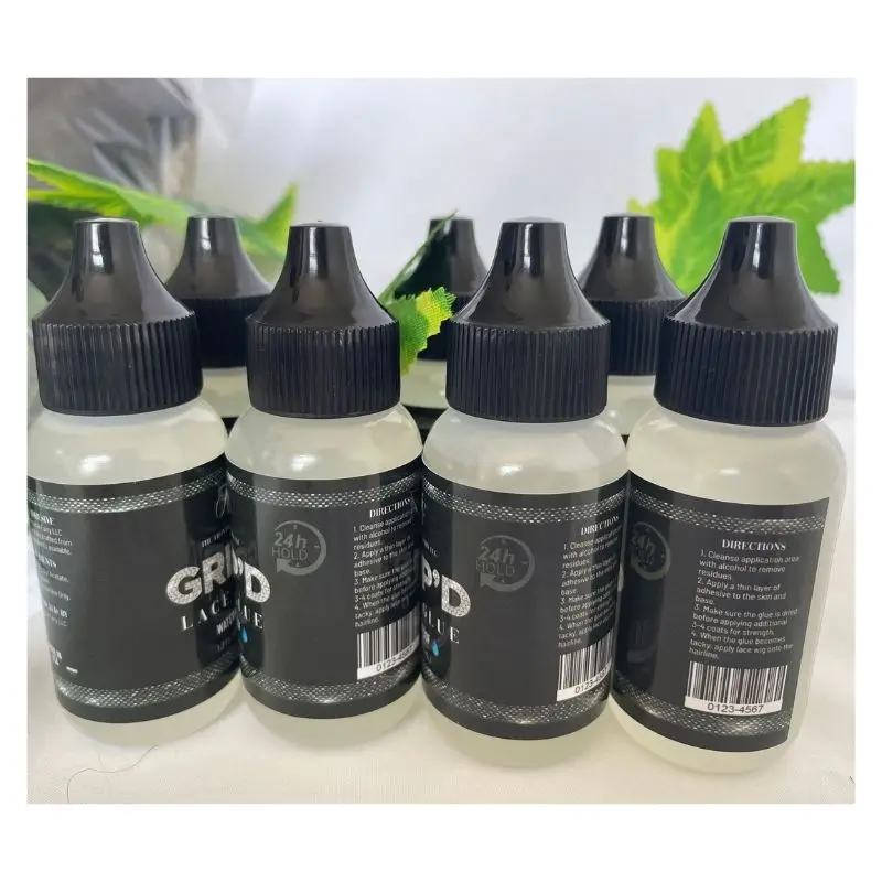 Lace Wig  Glue Waterproof Clear Low Fume and Strong Hold Hair Adhesives Lace Front Wig Glue  with OEM Private Label