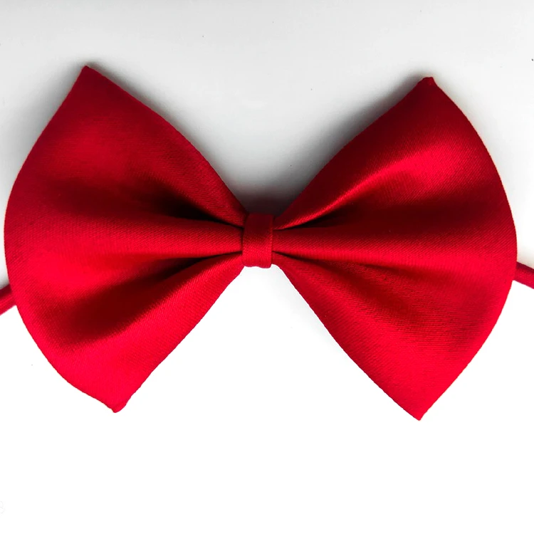 Children wholesale cheap Plain satin  perform bow tie pet bow tie baby tie