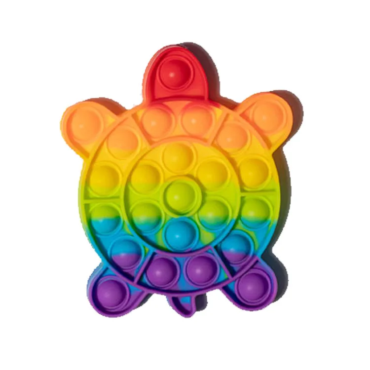 Wholesale Custom Stress Reliever Kids Toy Mini Toys Push Pops Bubble Silicone Fidget Toys