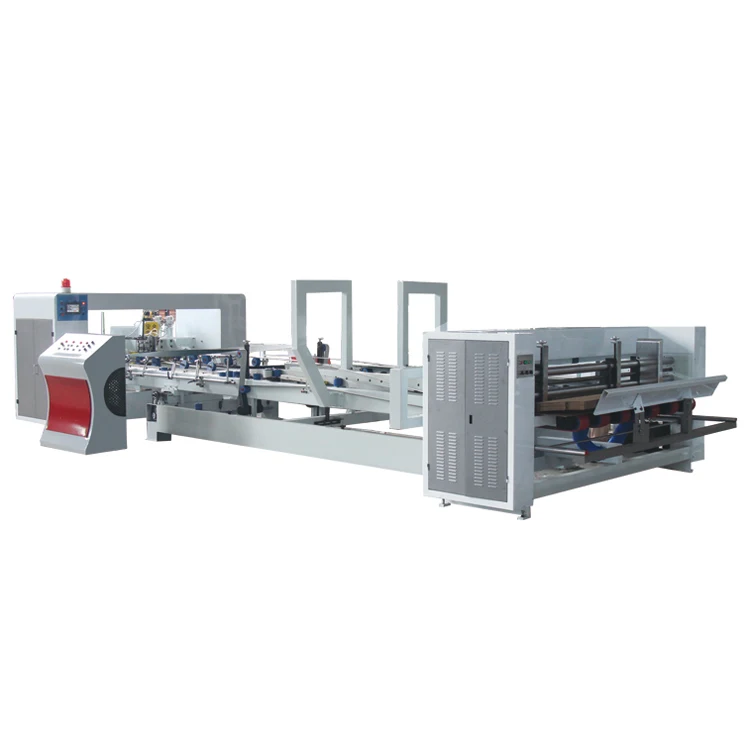 Corrugated carton box automatic folder gluer