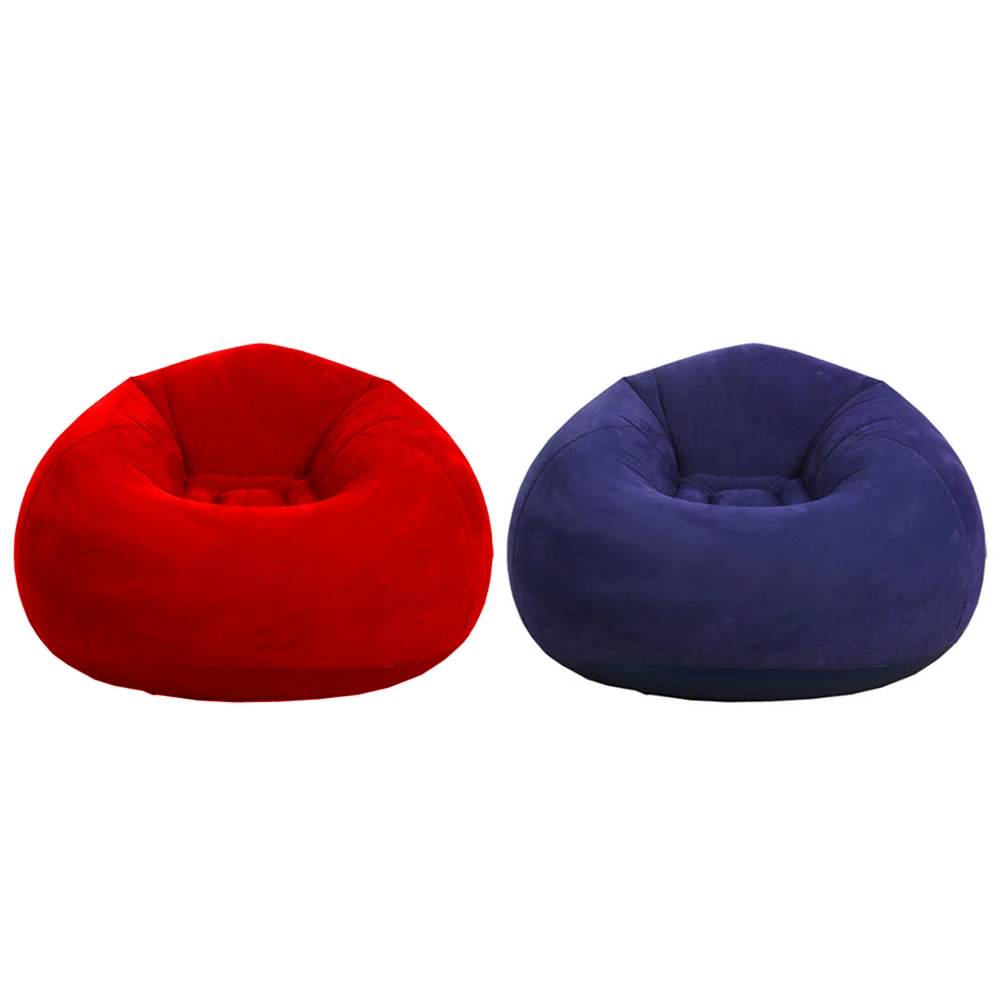 comfortable relax recliner inflatable lazy sofa chair, beanbag lounge chair inflatable living room party air sofa chair set