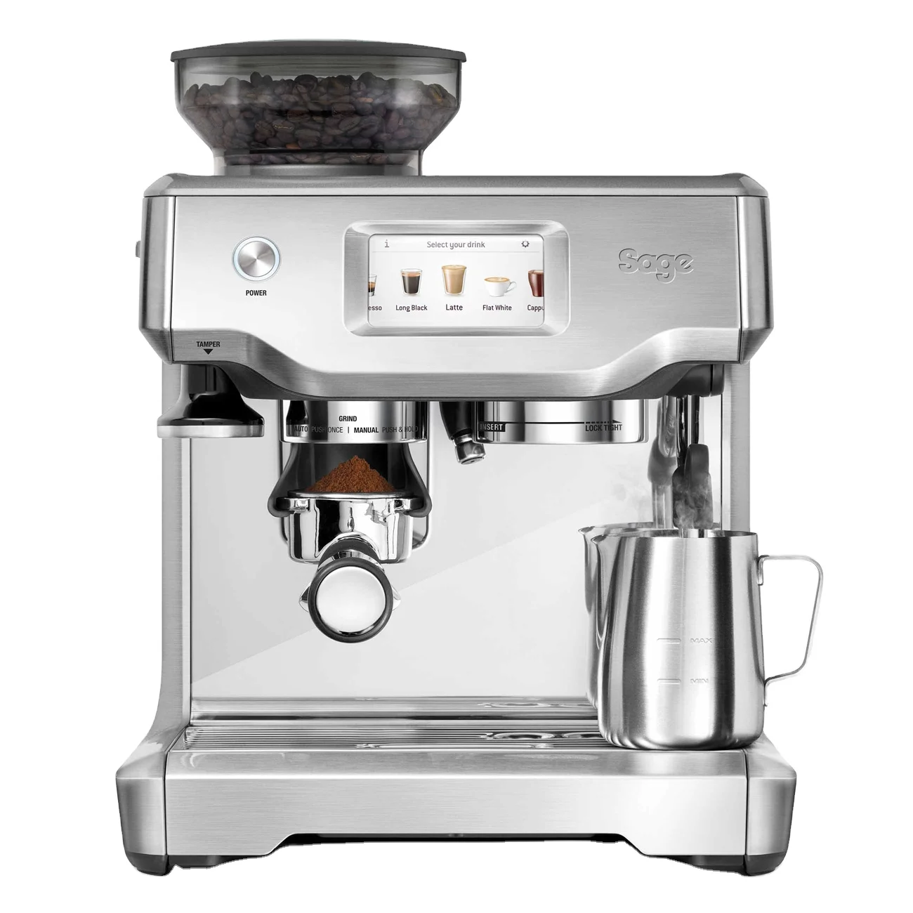 Espresso Coffee Machine Home Coffee Maker Coffee Machine Automatic OEM Cup Hot Steel Stainless Logo Power Style Tank Sets Parts