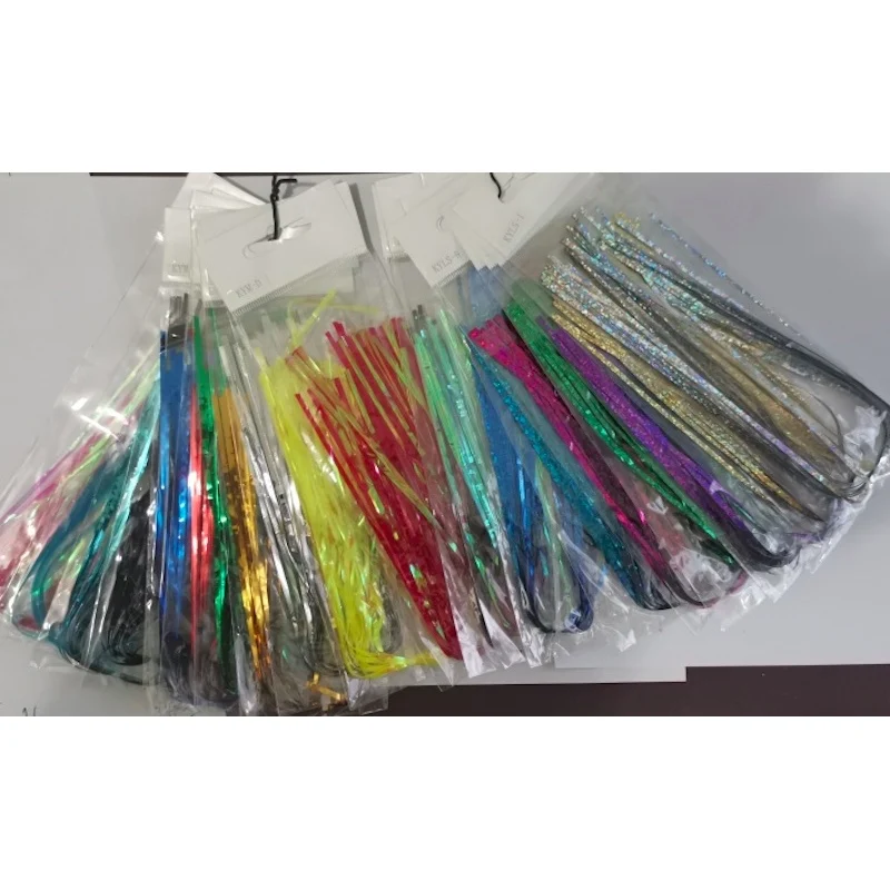 2mm crystal flash tinsel fly fishing crystal holographic flashabou skirt