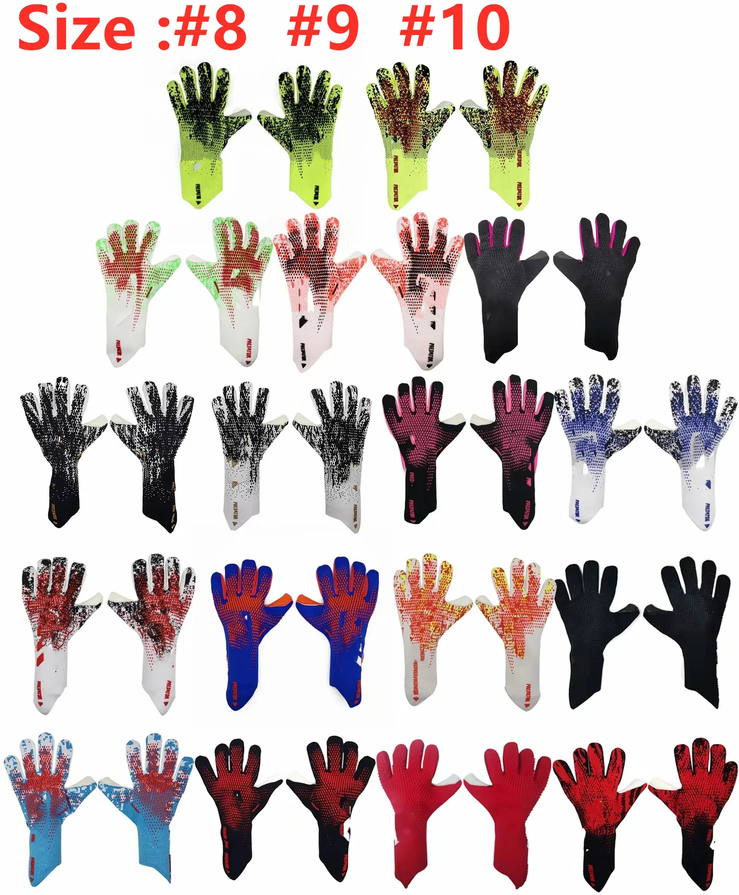 
Wholesale Top Qaulity Soccer Goalkeeper accessories 9 color Football goleador in stock 