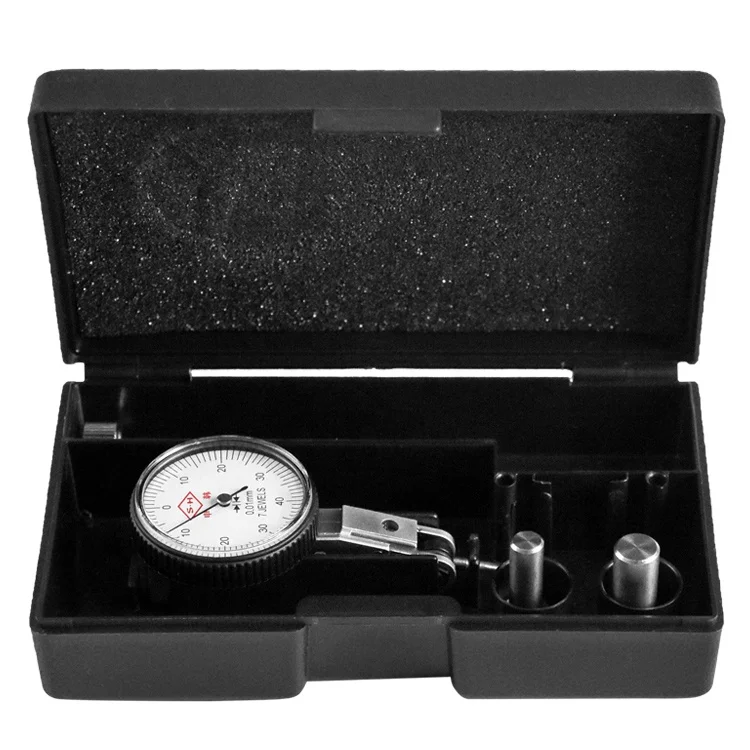 
Miniature function mechanical types of dial gauge test lever indicator with 0-0.8mm meter precise 0.01 