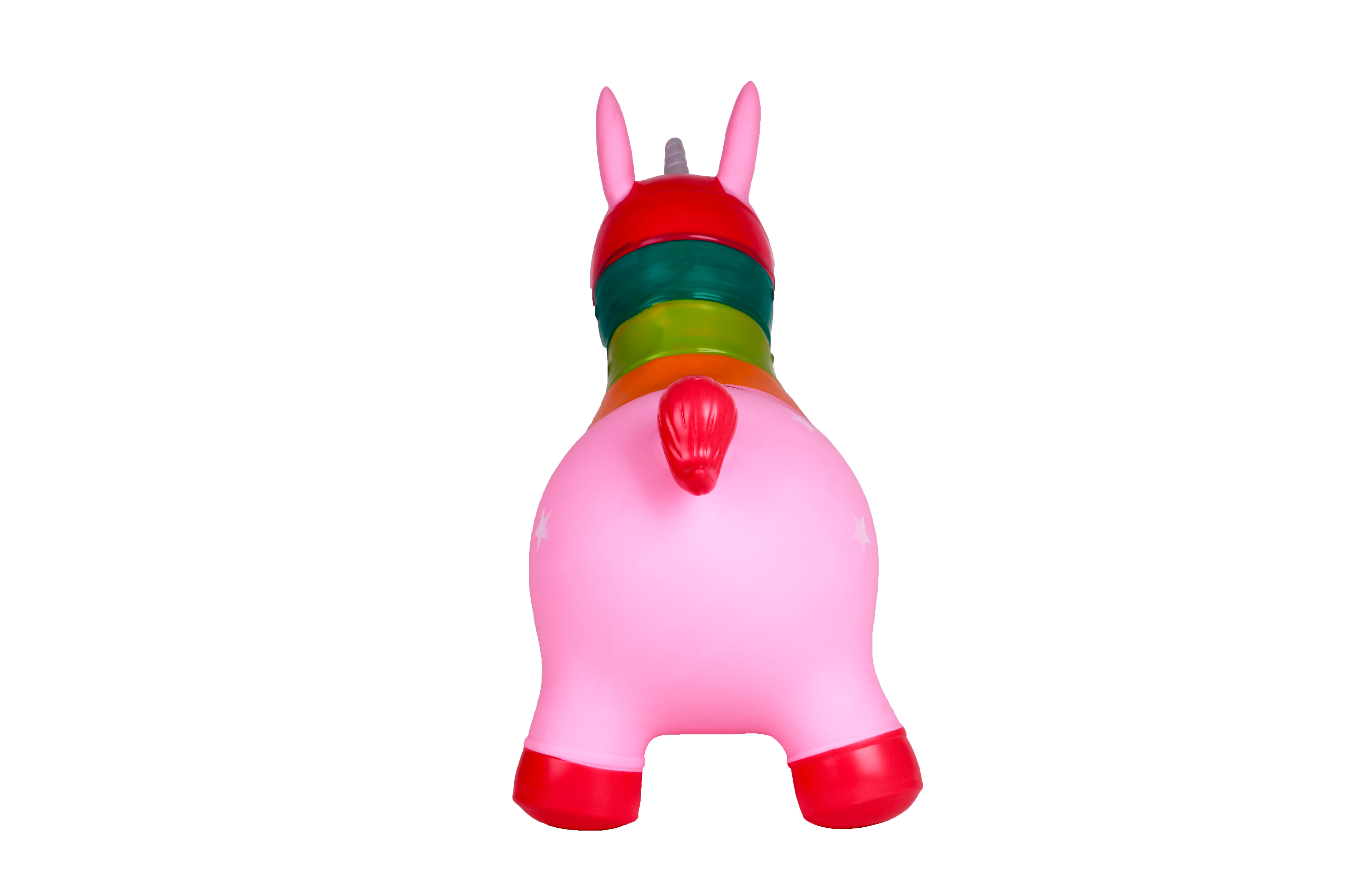 jumping animals pvc inflate unicorn orange best kids horse jumping