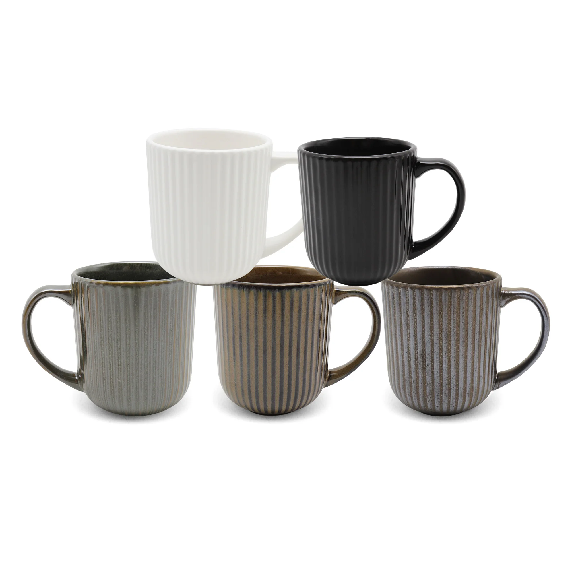 Fine workmanship strong and durable ceramic color glaze cup