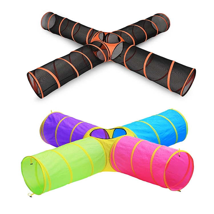 Crawling Kids Indoor Outdoor Pop Up Play Tent Foldable Into Carrying Bag Hamster Accessories Kids Plastic Caterpillar Tunnel Toy