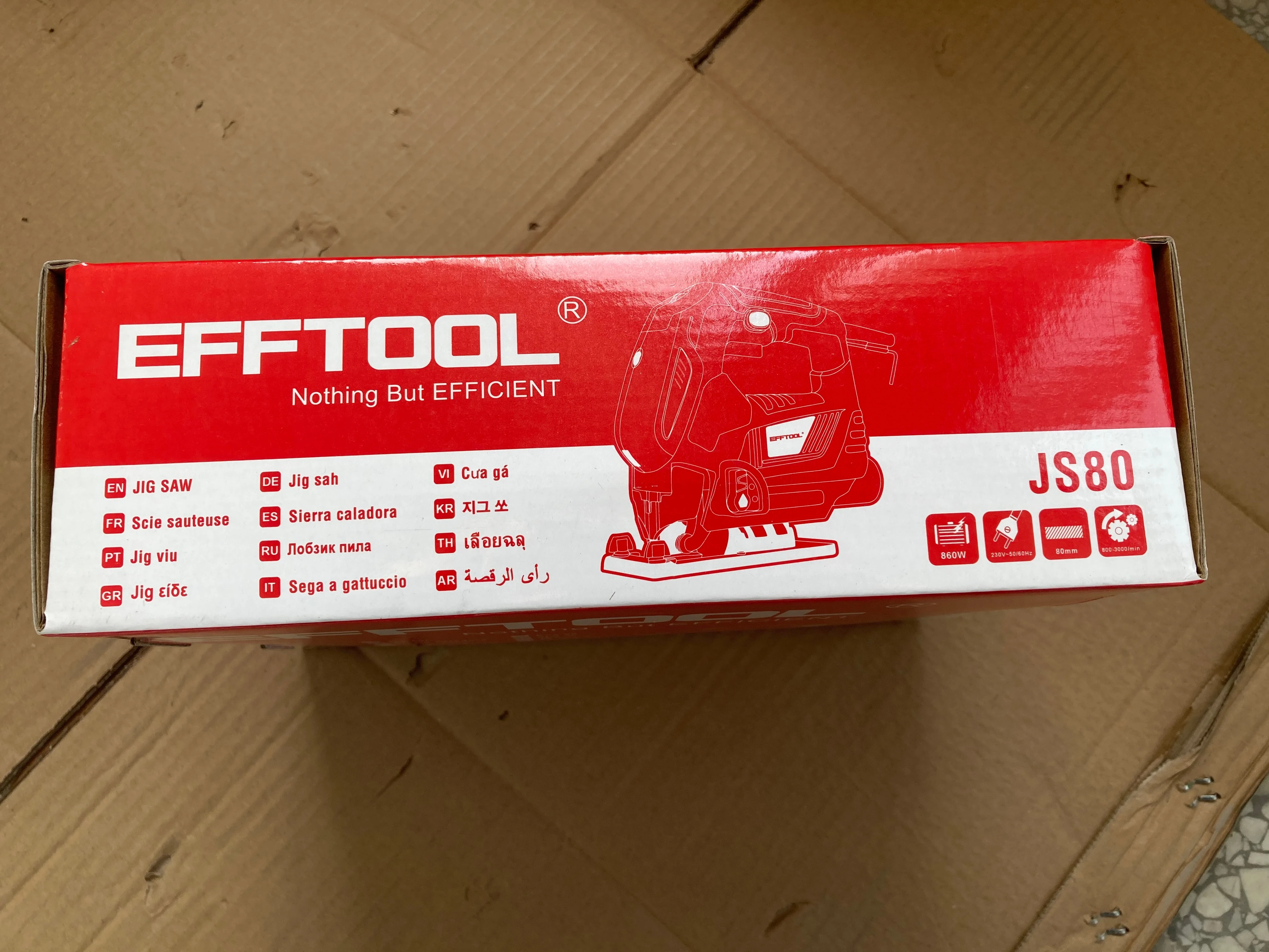 EFFTOOL JS80 Jig пила 860 Вт машина для резки