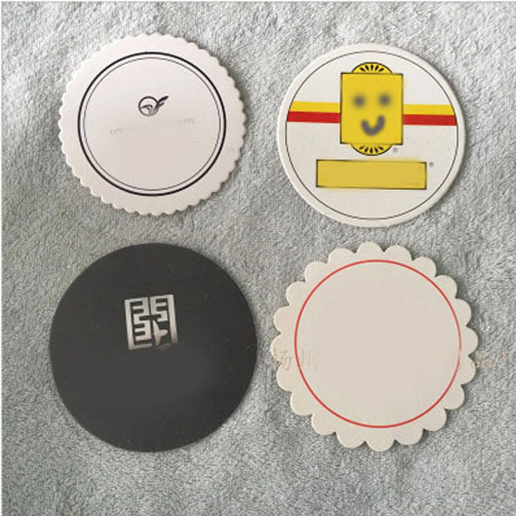 Factory wholesale cardboard printing Round Paper Coaster custom For Beer Drink