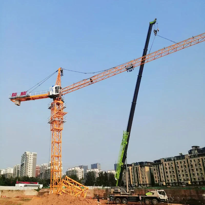 Прямые продажи с фабрики мостовой башенный кран Башенный небольшой желтый дешевый и прочный