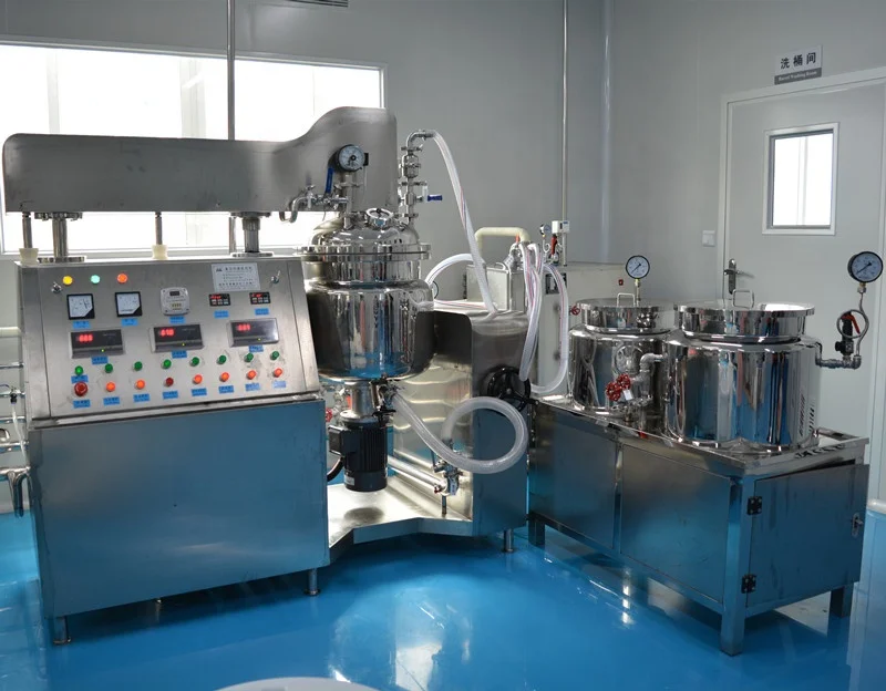 Vacuum Defoaming Mixing Machine, Stainless Steel Vacuum Homogenizer Cream Mixer, Stable Cosmetic Homogenizer