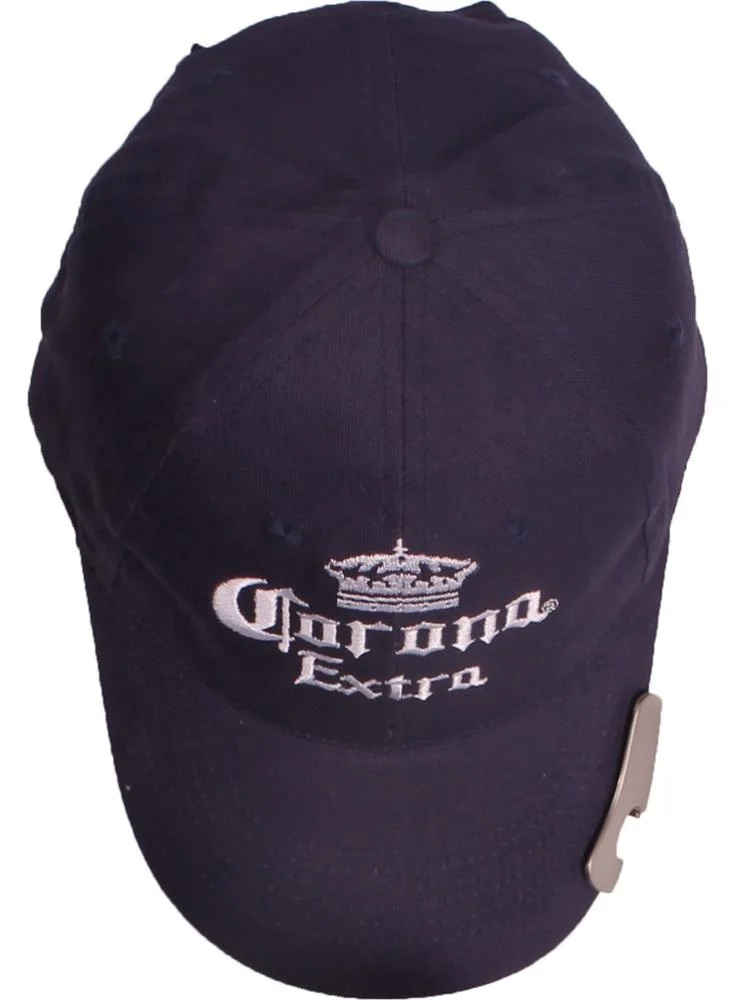 custom beer promotional embroidery logo gorras 100 Cotton 6 Panel Trucker Hat Baseball Cap with Beer Bottle Opener